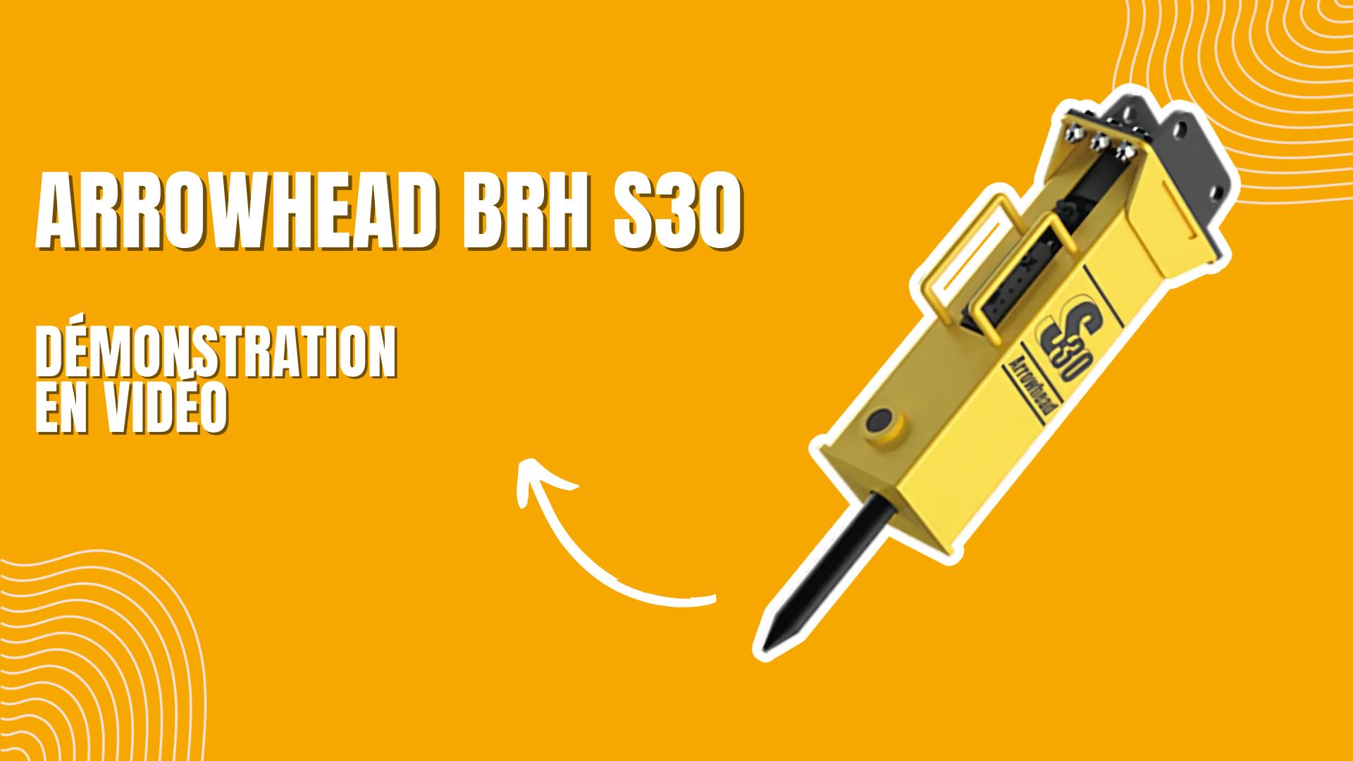 Démonstration vidéo BRH ARROWHEAD sur mini pelle 2.5T