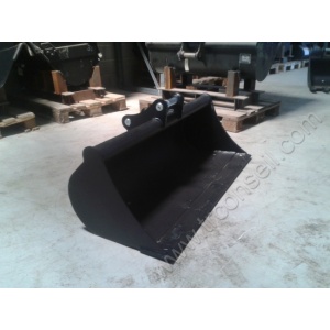 Godet de Curage 1200 axes 38mm pour mini pelle 2,5-4T