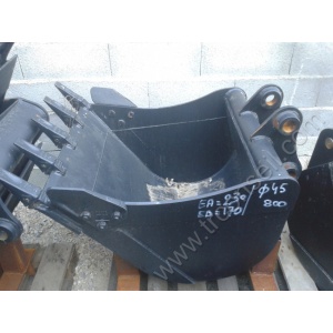 Godet de 800mm axes 45mm pour mini pelle 4-6T