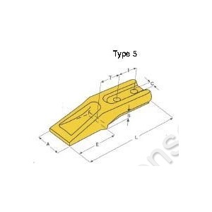 Dents à fourche M1 pour godet mini pelle