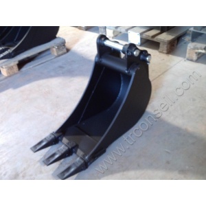 Godet de 300mm axes 35mm pour mini pelle 2.5T Type JCB 802
