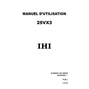manuel utilisateur ihi imer 25vx3 226874274