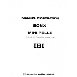 manuel utilisateur ihi imer 80nx