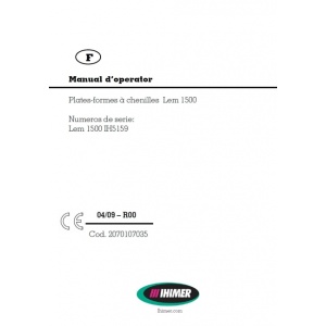 manuel utilisateur ihi imer lem1500