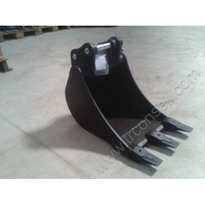 Godet de 300mm axes 25mm pour mini pelle KUBOTA KX36-3 ou JCB 801