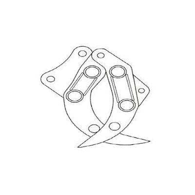 Grappin 3+2 pour Tractopelle