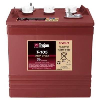 batterie_golfette_decharge_lente_trojan_t-105