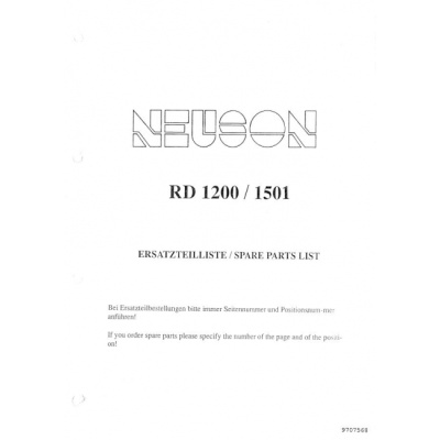 catalogue_pieces_detachees_neuson_1501rd