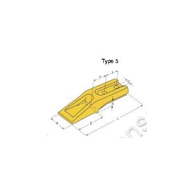 Dents à fourche M1 pour godet mini pelle