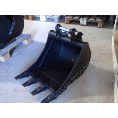 Godet de 500mm axes 35mm pour mini pelle 2.5T Type JCB 802