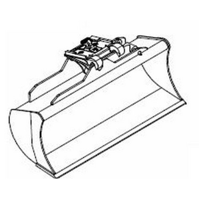 Godet de curage inclinable 1000mm marque KLAC system modèle C