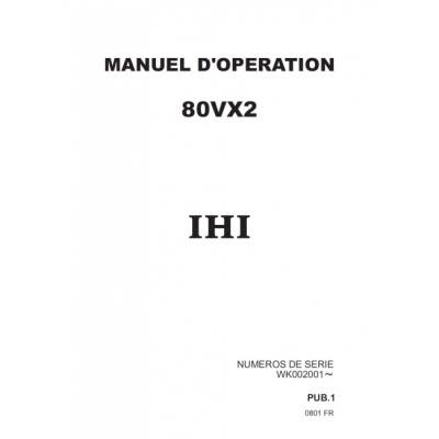 manuel utilisateur ihi imer 80vx2