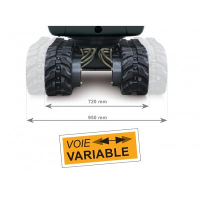 mini-pelle kato-imer 9-vxe-voie variable