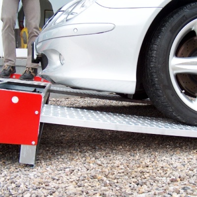 Paire de Rampes d'Aluminium Largeur 415 mm Longueur 1,5 m Capacité 2900 Kg