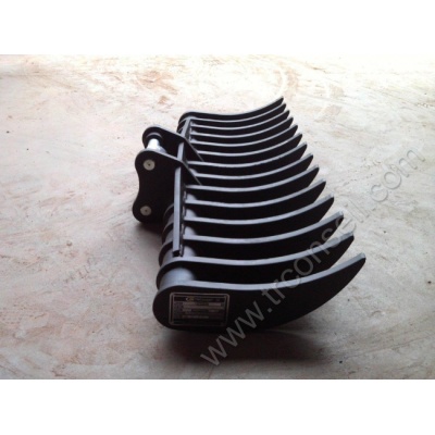 Godet Rateau 1000mm axes 30mm pour mini pelle 1.5T